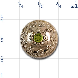rk722 Peridot Bracelet Slide 